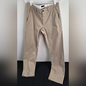 Theory Zaine Witten Chino Pants Mens 31X28 Khaki Slim Fit Stretch